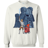 Sweatshirts White / S Darthskull Castle Crewneck Sweatshirt
