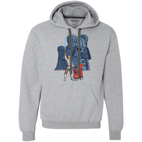 Sweatshirts Sport Grey / S Darthskull Castle Premium Fleece Hoodie
