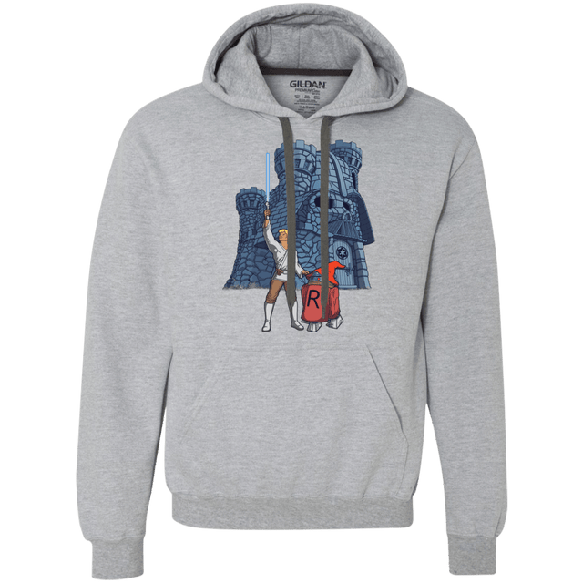 Sweatshirts Sport Grey / S Darthskull Castle Premium Fleece Hoodie