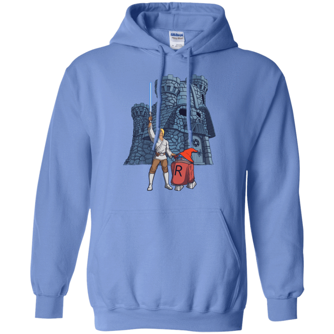 Sweatshirts Carolina Blue / S Darthskull Castle Pullover Hoodie