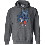 Sweatshirts Dark Heather / S Darthskull Castle Pullover Hoodie