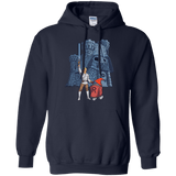 Sweatshirts Navy / S Darthskull Castle Pullover Hoodie