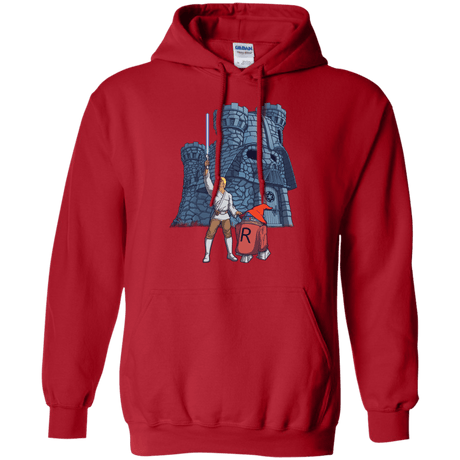 Sweatshirts Red / S Darthskull Castle Pullover Hoodie