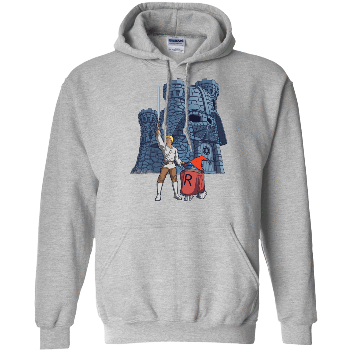 Sweatshirts Sport Grey / S Darthskull Castle Pullover Hoodie