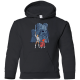 Sweatshirts Black / YS Darthskull Castle Youth Hoodie