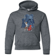 Sweatshirts Dark Heather / YS Darthskull Castle Youth Hoodie