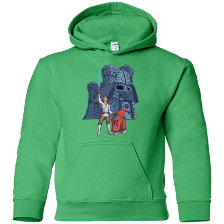 Sweatshirts Irish Green / YS Darthskull Castle Youth Hoodie