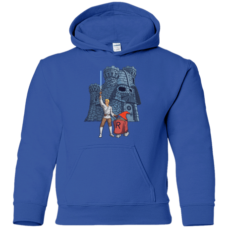 Sweatshirts Royal / YS Darthskull Castle Youth Hoodie