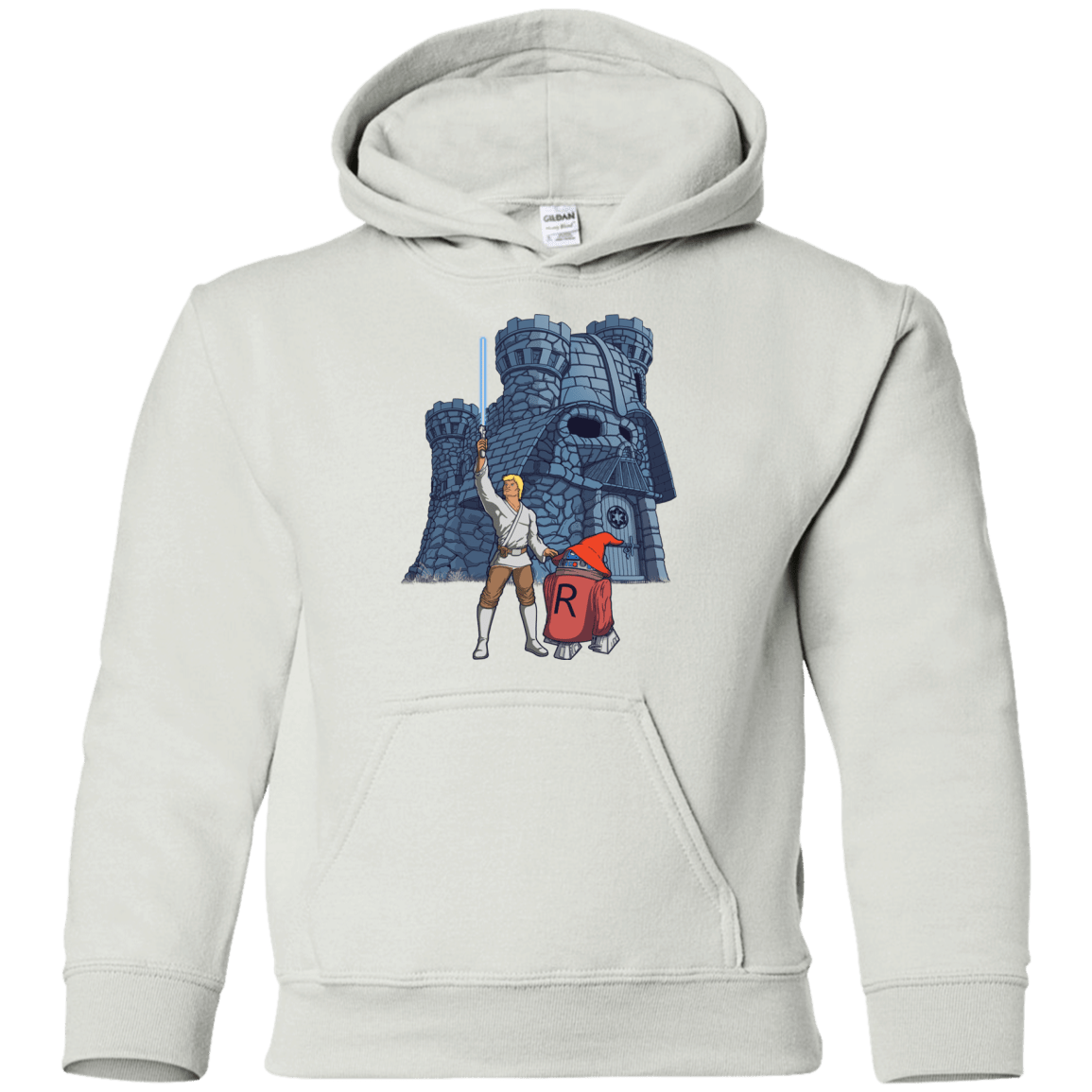 Sweatshirts White / YS Darthskull Castle Youth Hoodie