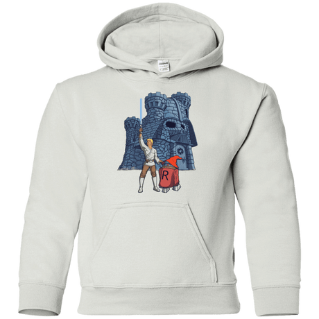 Sweatshirts White / YS Darthskull Castle Youth Hoodie