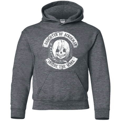 Sweatshirts Dark Heather / YS Daughter of Ackerman Youth Hoodie