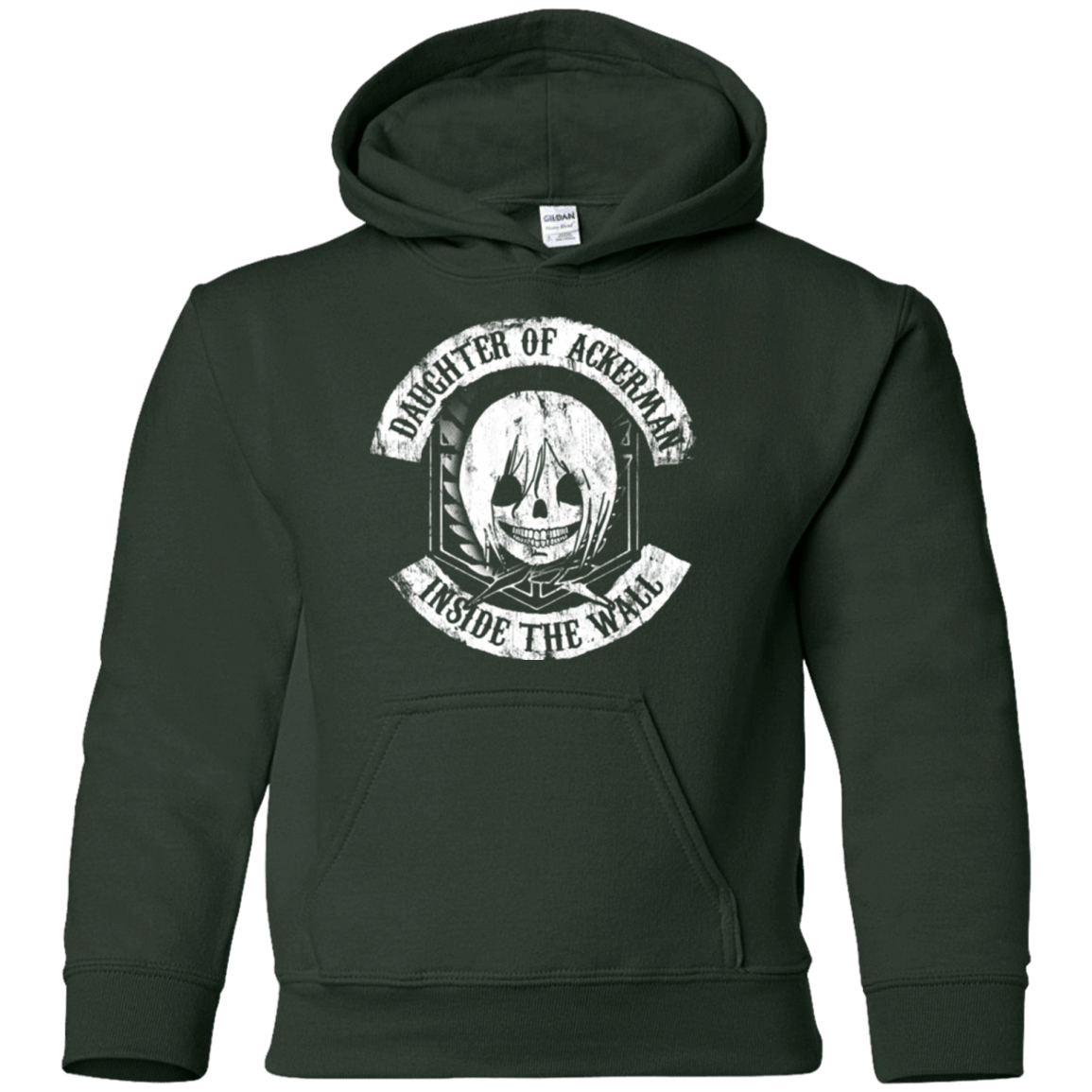 Sweatshirts Forest Green / YS Daughter of Ackerman Youth Hoodie