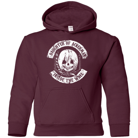 Sweatshirts Maroon / YS Daughter of Ackerman Youth Hoodie