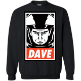 Sweatshirts Black / Small Dave Crewneck Sweatshirt