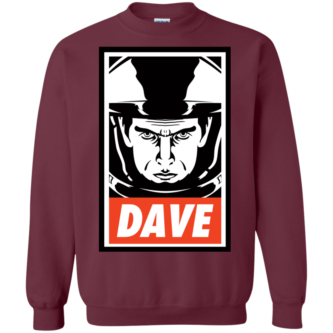 Sweatshirts Maroon / Small Dave Crewneck Sweatshirt