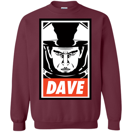 Sweatshirts Maroon / Small Dave Crewneck Sweatshirt