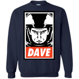 Sweatshirts Navy / Small Dave Crewneck Sweatshirt