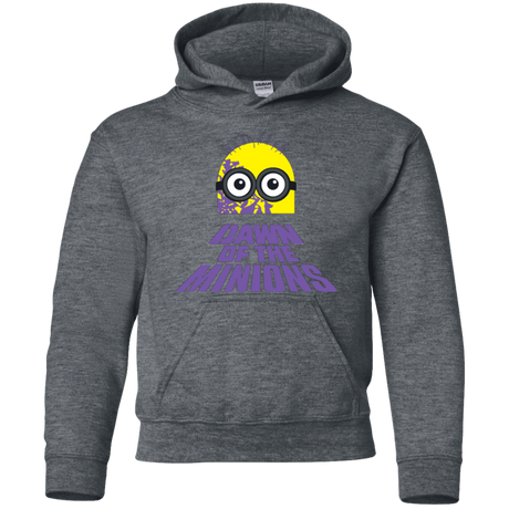 Sweatshirts Dark Heather / YS Dawn Minion Youth Hoodie