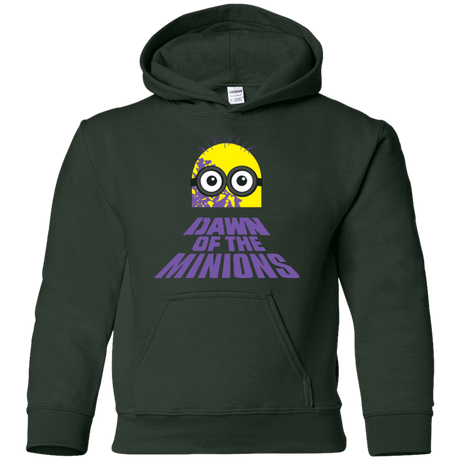 Sweatshirts Forest Green / YS Dawn Minion Youth Hoodie