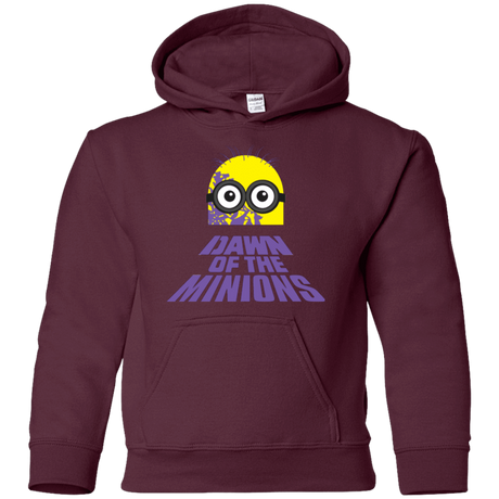 Sweatshirts Maroon / YS Dawn Minion Youth Hoodie