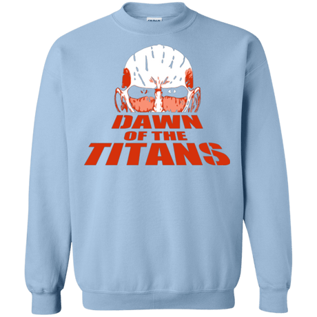 Sweatshirts Light Blue / Small Dawn of the Titans Crewneck Sweatshirt