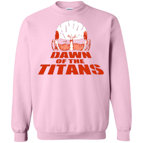 Sweatshirts Light Pink / Small Dawn of the Titans Crewneck Sweatshirt