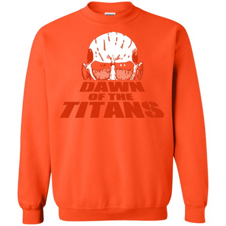 Sweatshirts Orange / Small Dawn of the Titans Crewneck Sweatshirt