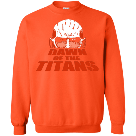 Sweatshirts Orange / Small Dawn of the Titans Crewneck Sweatshirt