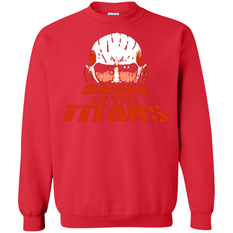 Sweatshirts Red / Small Dawn of the Titans Crewneck Sweatshirt