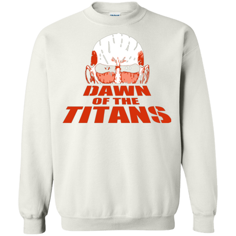 Sweatshirts White / Small Dawn of the Titans Crewneck Sweatshirt