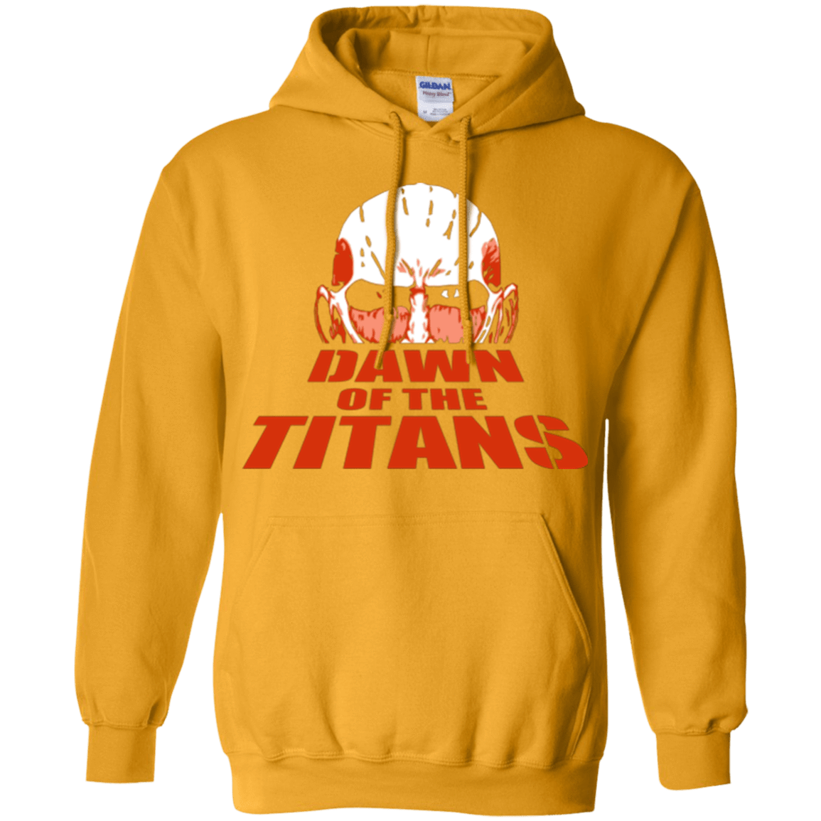 Sweatshirts Gold / Small Dawn of the Titans Pullover Hoodie