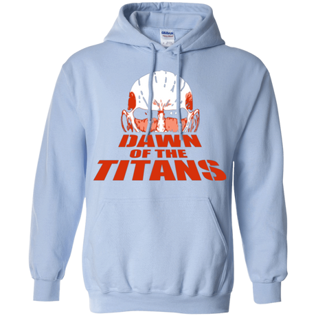 Sweatshirts Light Blue / Small Dawn of the Titans Pullover Hoodie
