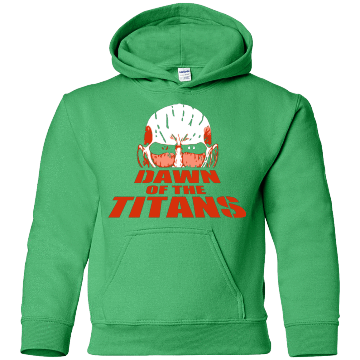 Sweatshirts Irish Green / YS Dawn of the Titans Youth Hoodie