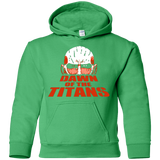 Sweatshirts Irish Green / YS Dawn of the Titans Youth Hoodie