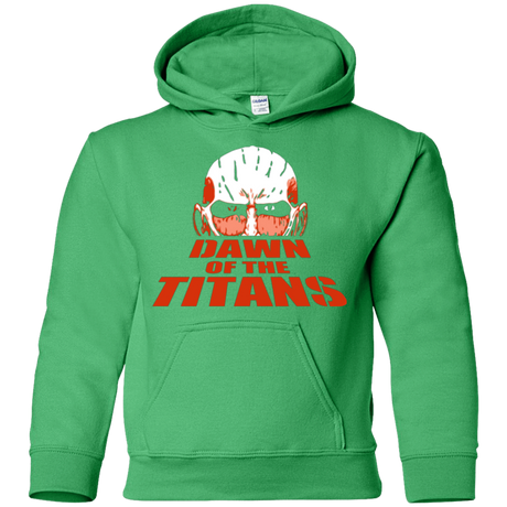 Sweatshirts Irish Green / YS Dawn of the Titans Youth Hoodie