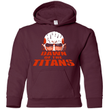 Sweatshirts Maroon / YS Dawn of the Titans Youth Hoodie