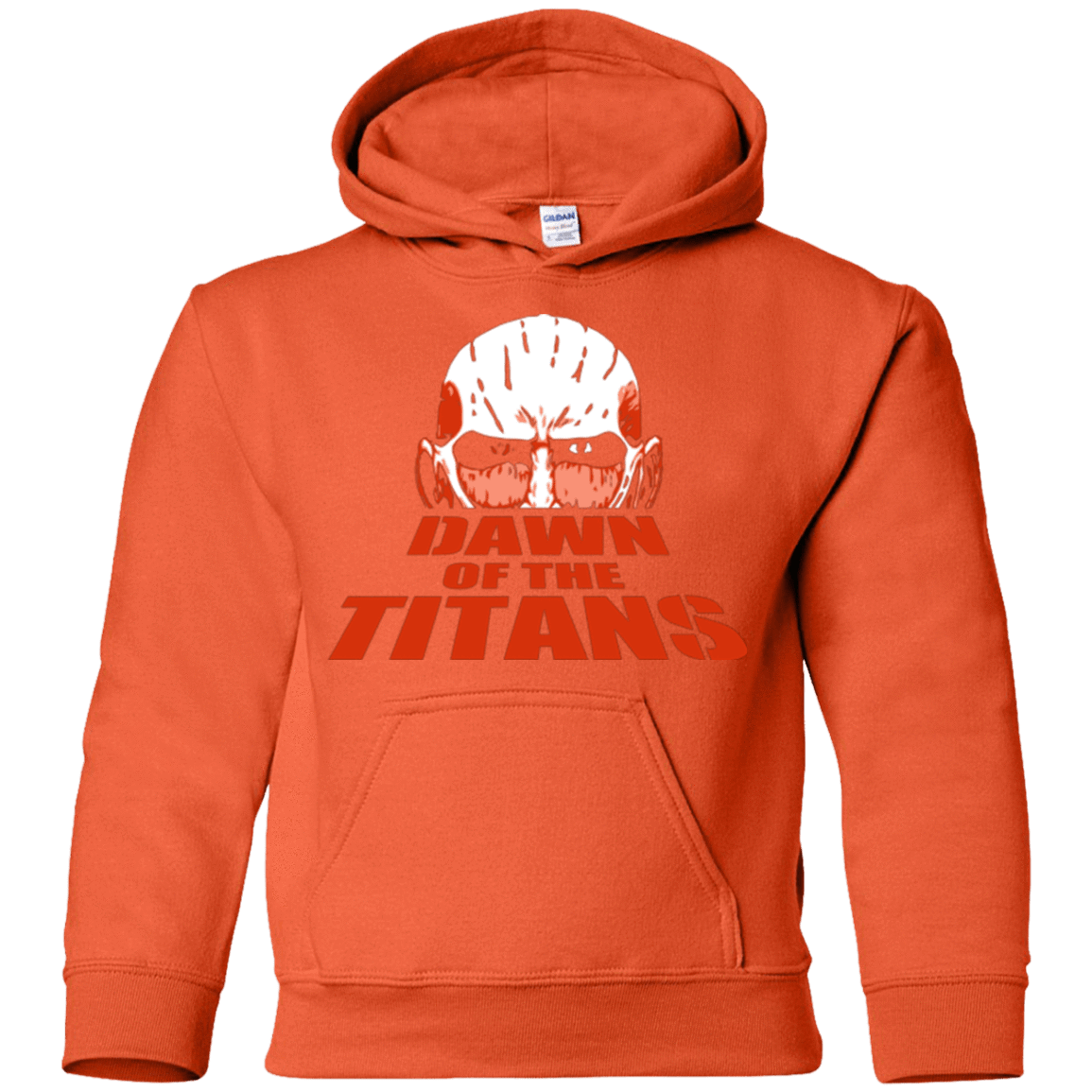 Sweatshirts Orange / YS Dawn of the Titans Youth Hoodie