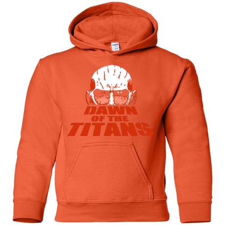 Sweatshirts Orange / YS Dawn of the Titans Youth Hoodie