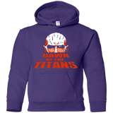Sweatshirts Purple / YS Dawn of the Titans Youth Hoodie