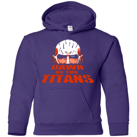 Sweatshirts Purple / YS Dawn of the Titans Youth Hoodie
