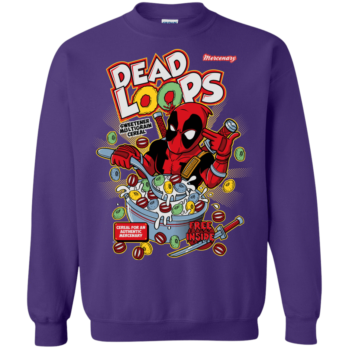 Sweatshirts Purple / S Dead Loops Crewneck Sweatshirt