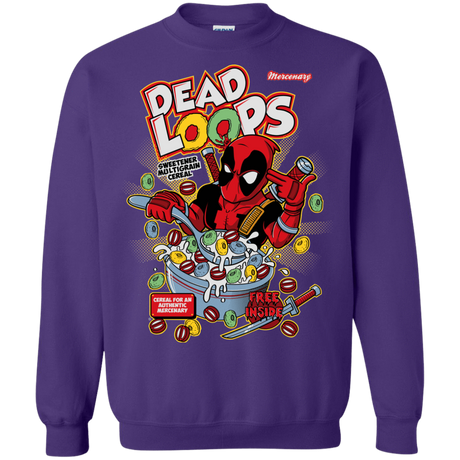 Sweatshirts Purple / S Dead Loops Crewneck Sweatshirt