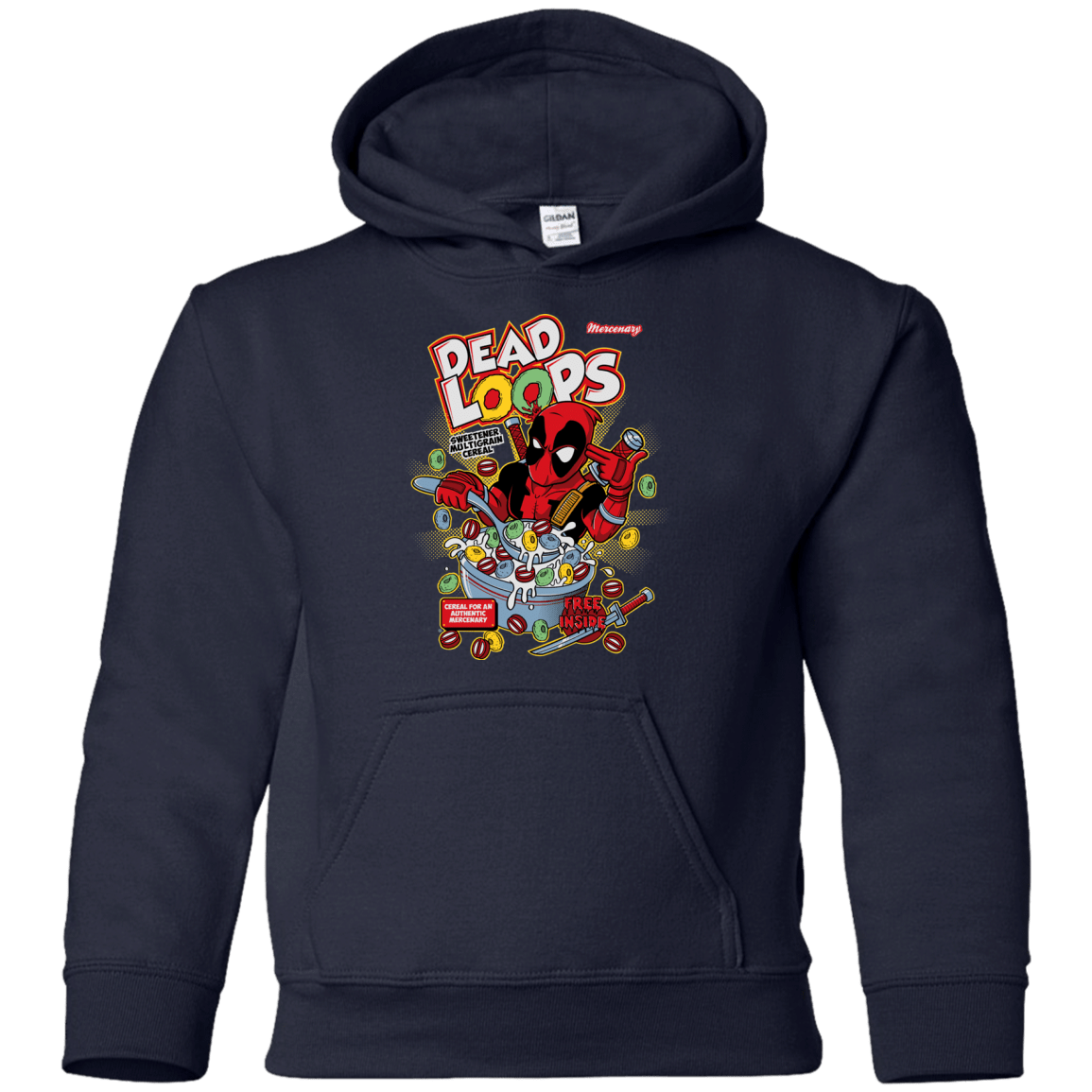 Sweatshirts Navy / YS Dead Loops Youth Hoodie
