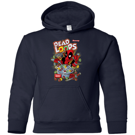 Sweatshirts Navy / YS Dead Loops Youth Hoodie