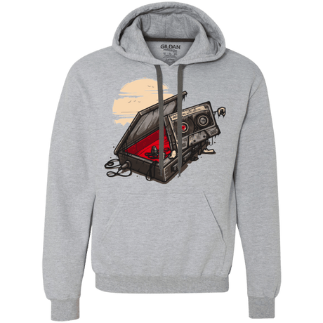 Sweatshirts Sport Grey / Small Dead Man Walkman Premium Fleece Hoodie