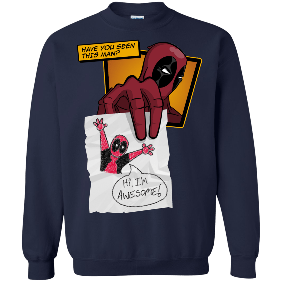 Sweatshirts Navy / Small Dead Poll Crewneck Sweatshirt