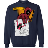 Sweatshirts Navy / Small Dead Poll Crewneck Sweatshirt