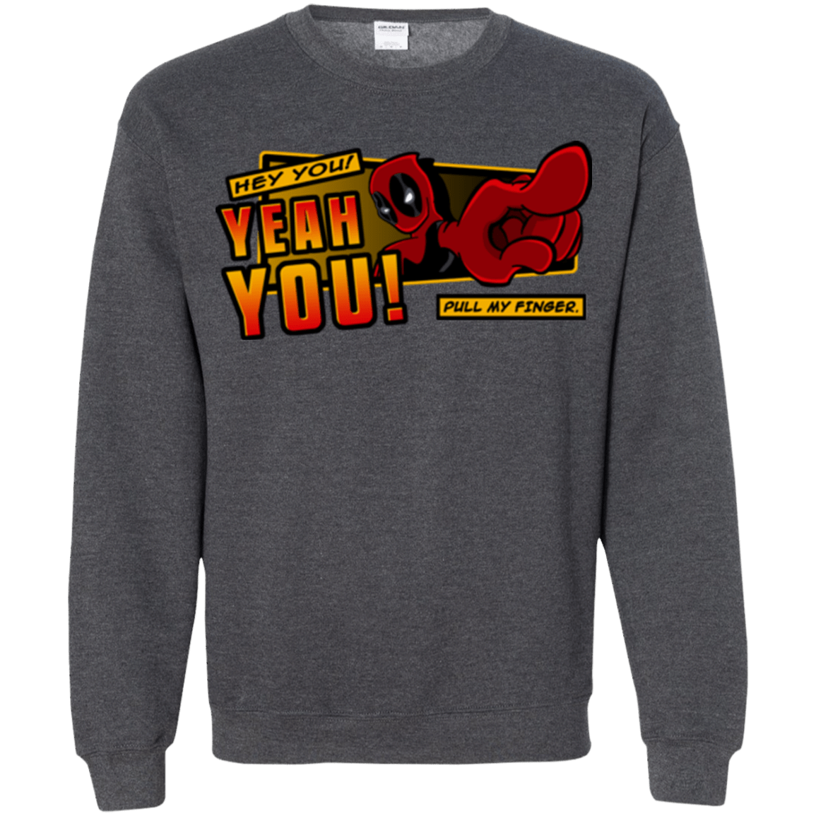 Sweatshirts Dark Heather / S Dead Pull Crewneck Sweatshirt