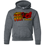 Sweatshirts Dark Heather / YS Dead Pull Youth Hoodie