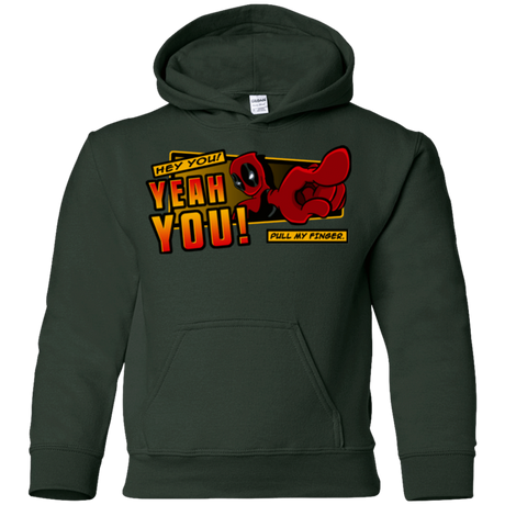 Sweatshirts Forest Green / YS Dead Pull Youth Hoodie